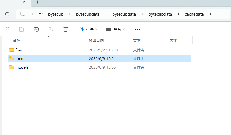 缓存目录位置